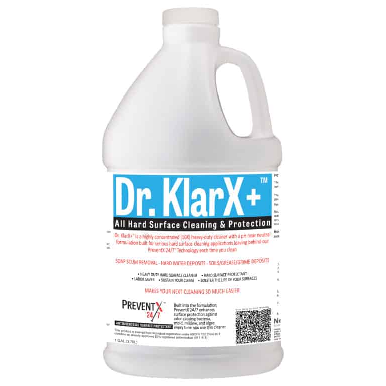 Dr. KlarX+ The All Hard Surface Cleaner/Degreaser/Protection - 1-Gallon Bottles of 32X Concentrate