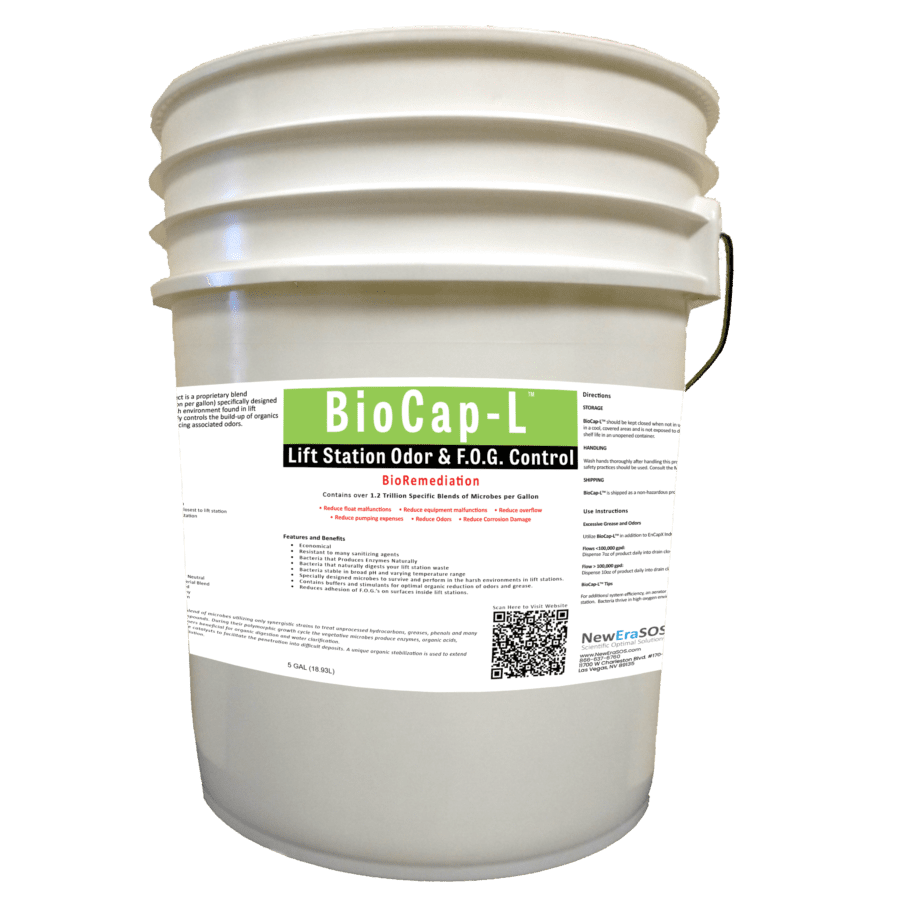 BioCap-L - 5 gallon pail for lift stations