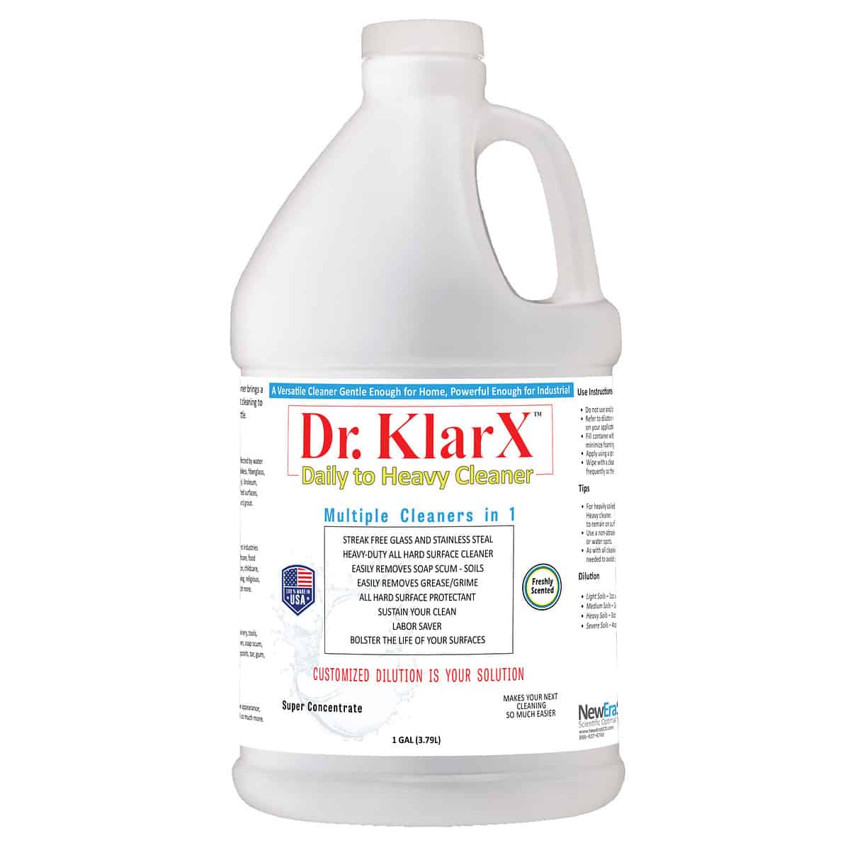 Dr KlarX Daily to Heavy Cleaner - 1-gallon