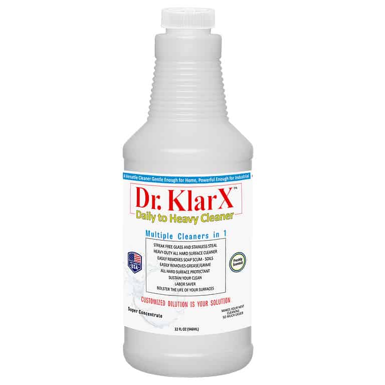 Dr KlarX Daily to Heavy Cleaner - Super Concentrate - 16oz Bottle