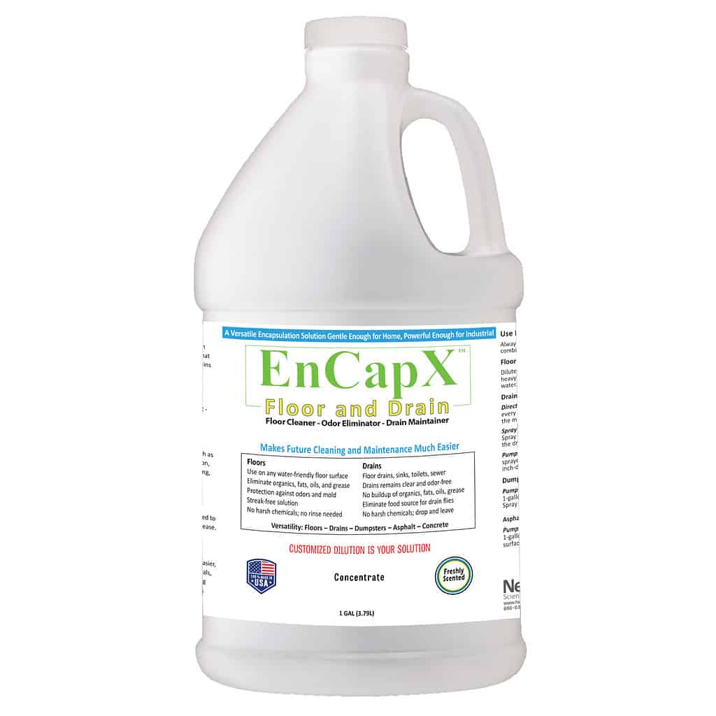 EnCapX™ Floor And Drain Makes 128 Quarts Fats, Oils, & Grease Eater