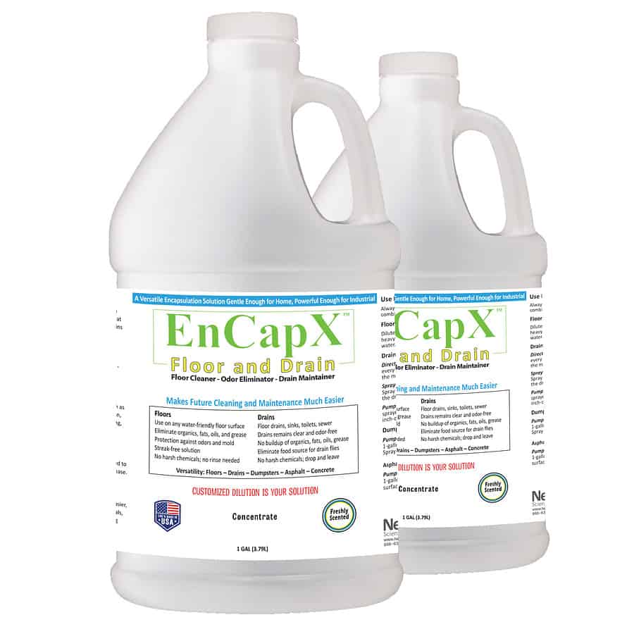 EnCapX Floor and Drian 2/1-gallon bottle