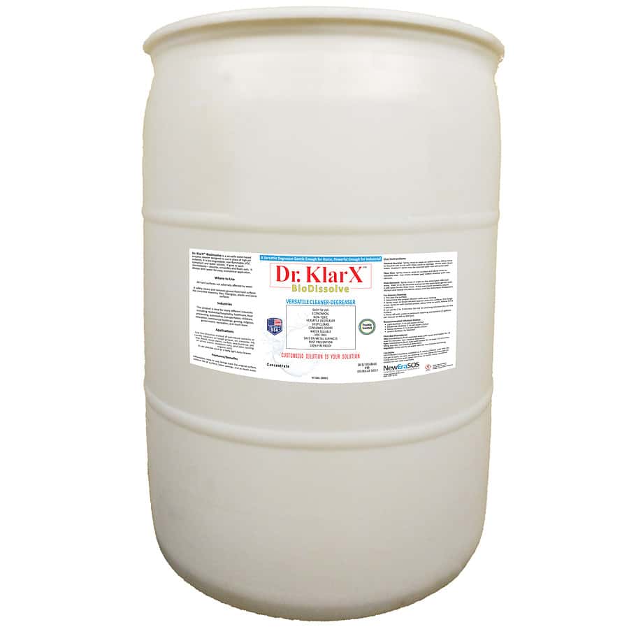 Dr. KlarX BioDissolve Versatile Cleaner and Degreaser 55-gallon Drum