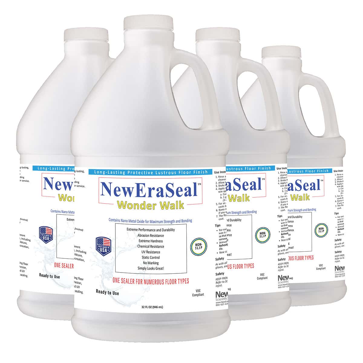 NewEraSeal Wonder Walk 4-1-gallon Bottle