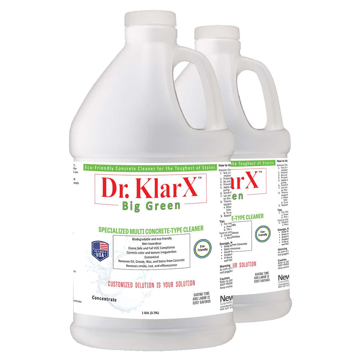 Dr. KlarX Big Green 2/1-gallon bottle