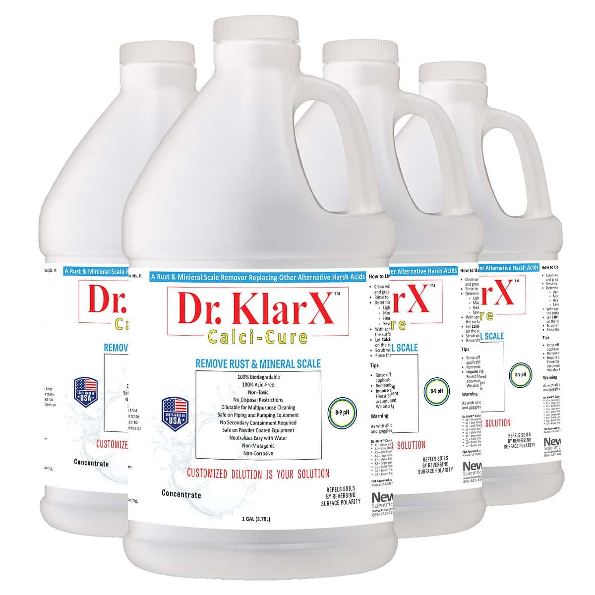 Dr KlarX Calci-Cure 4/1-Gallon Bottles