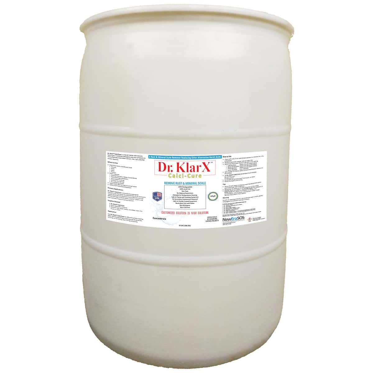 Dr KlarX Calci-Cure 55-Gallon Drum