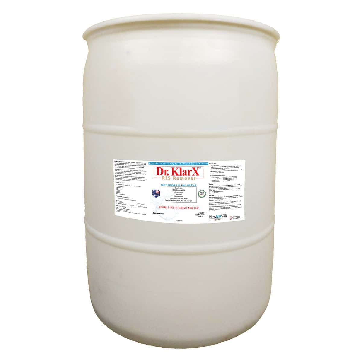 Dr KlarX RLS Remover 55-Gallon Drum