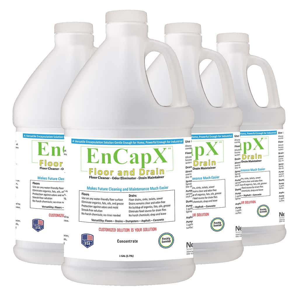 EnCapX™ Floor And Drain Makes 512 Quarts Fats, Oils, & Grease Eater