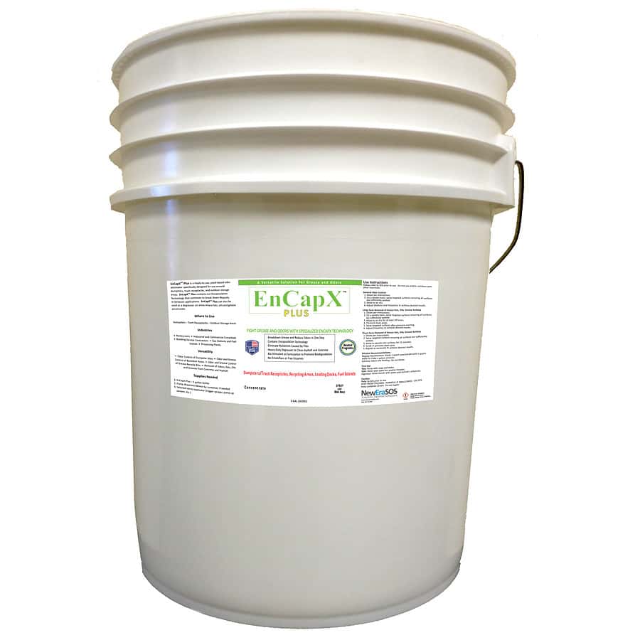 EnCapX Plus Dumpsters/Receptacle Odor & Fruit Fly - 5-Gallon Pail