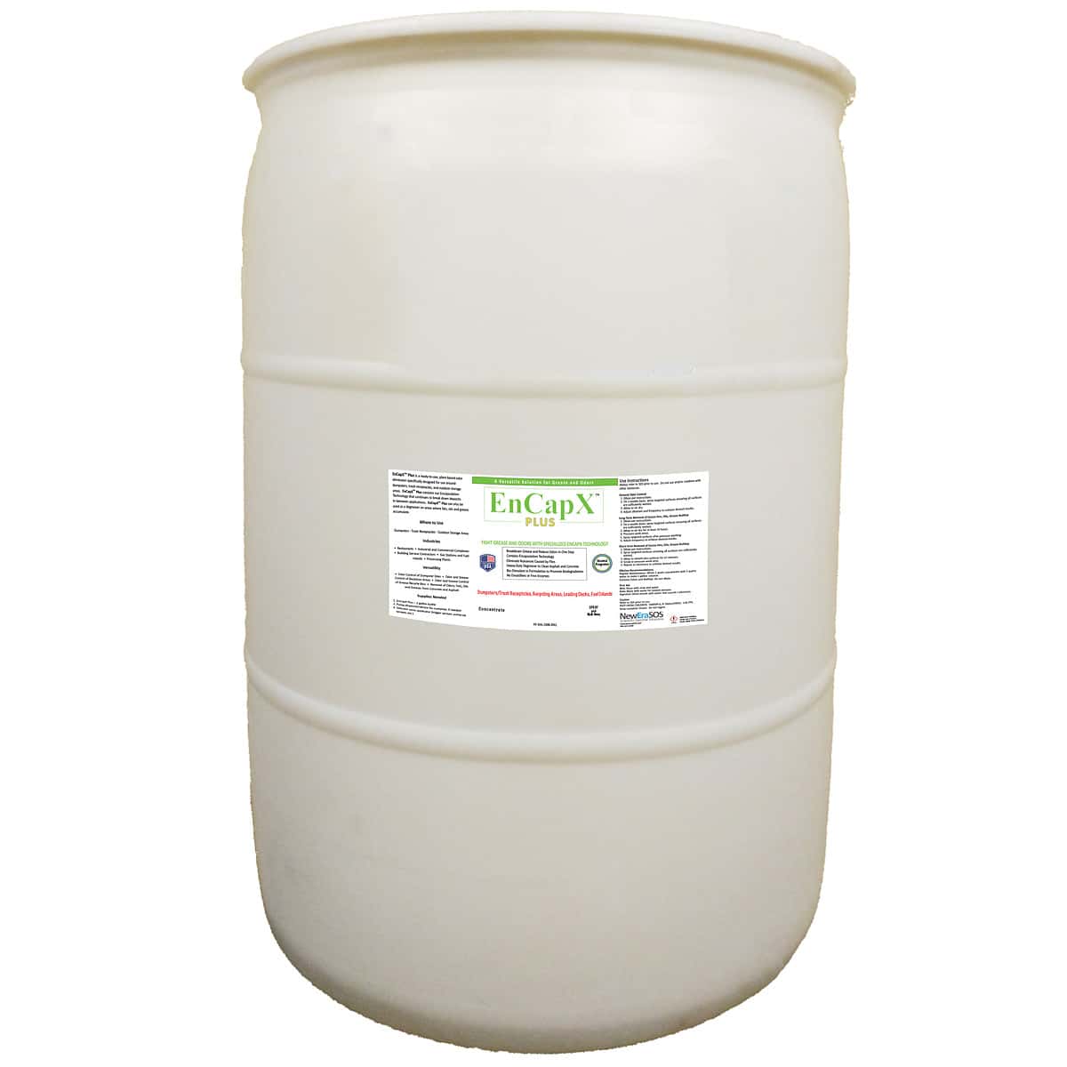 EnCapX Plus Dumpsters/Receptacle Odor & Fruit Fly - 55-Gallon Drum