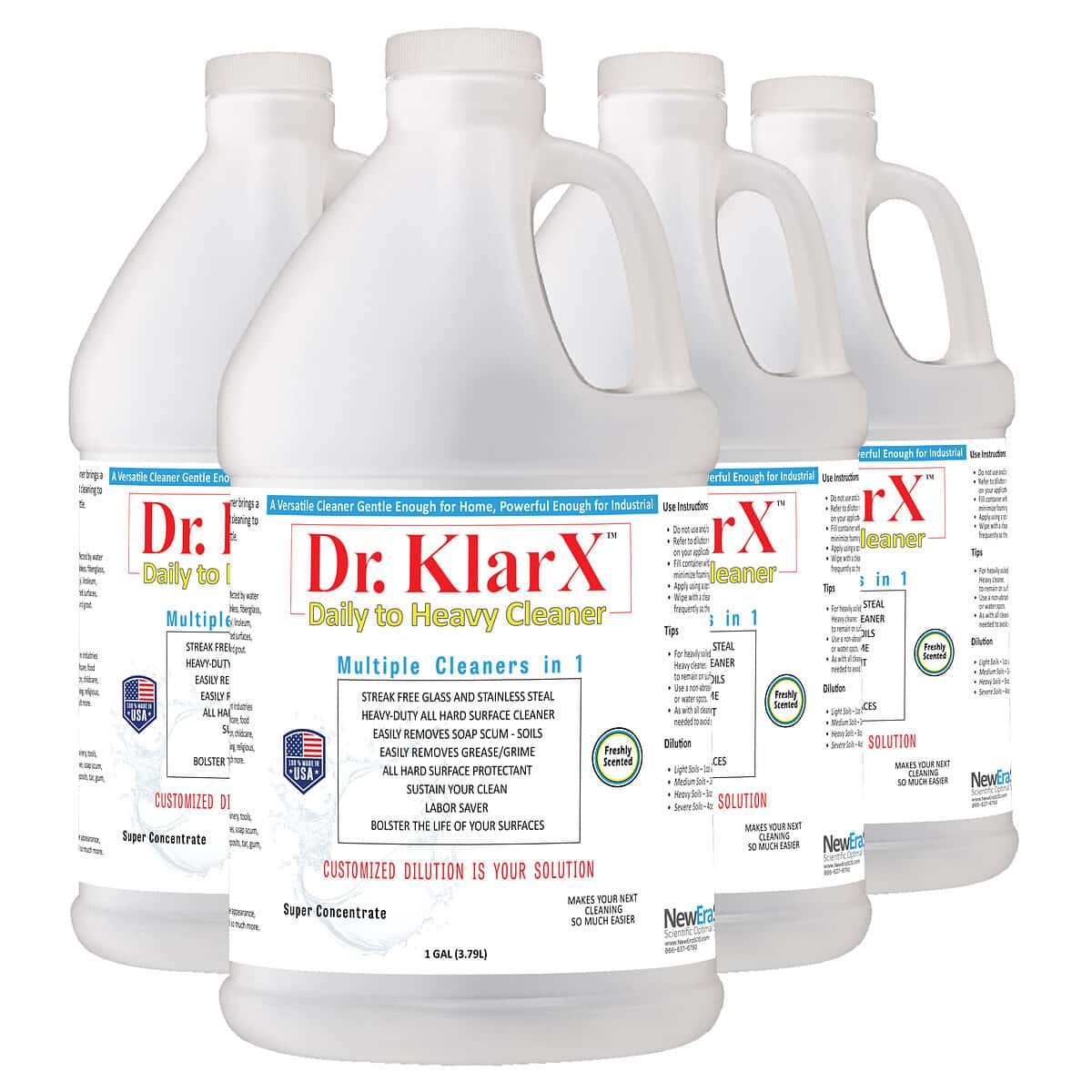 Dr KlarX Daily to Heavy Cleaner - 4/1 Gallon