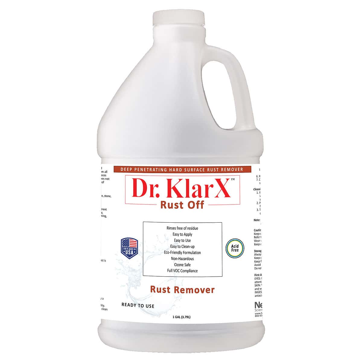 Dr KlarX Rust Off - 1-Gallon Bottle