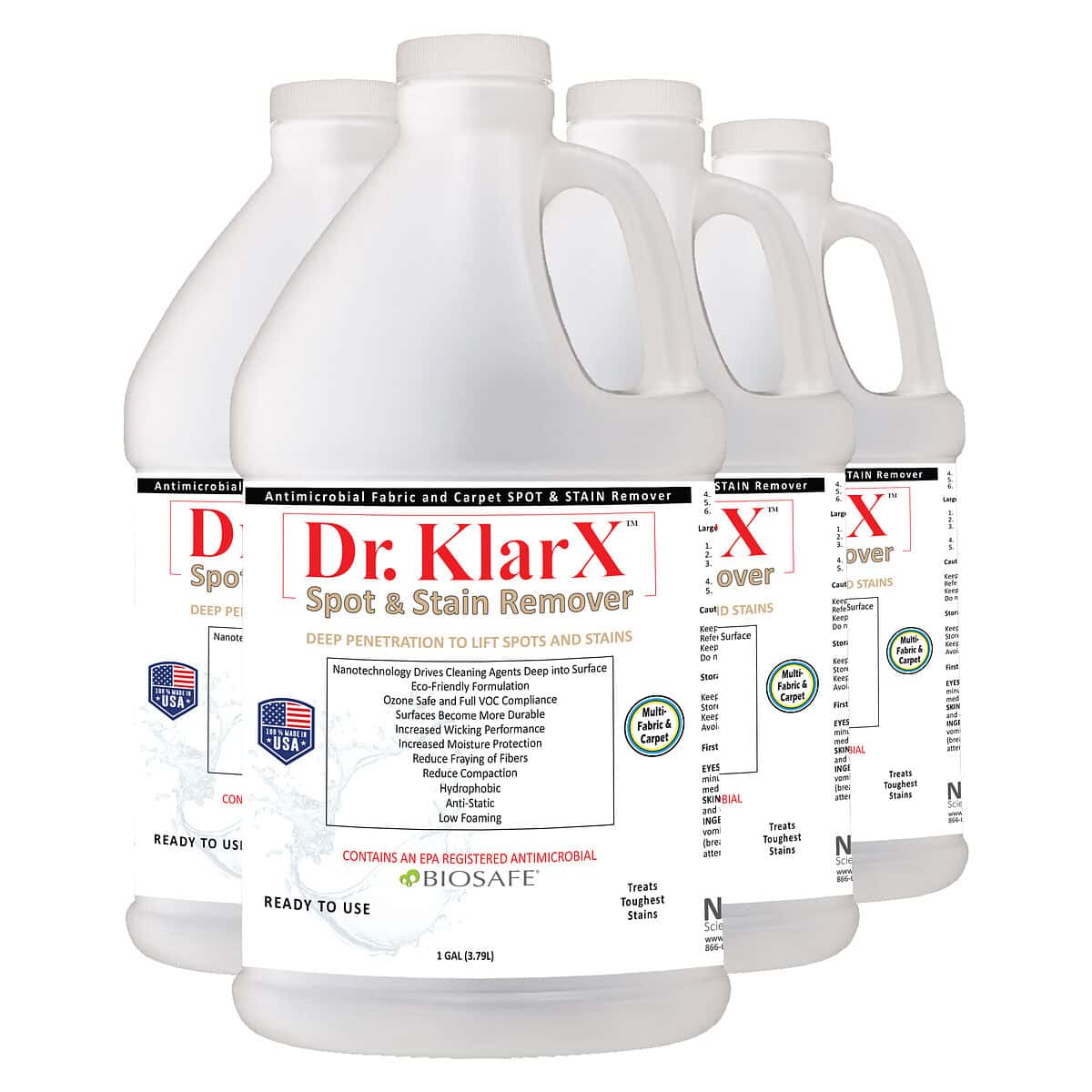 Dr KlarX Spot and Stain Remover 4-1 gallon