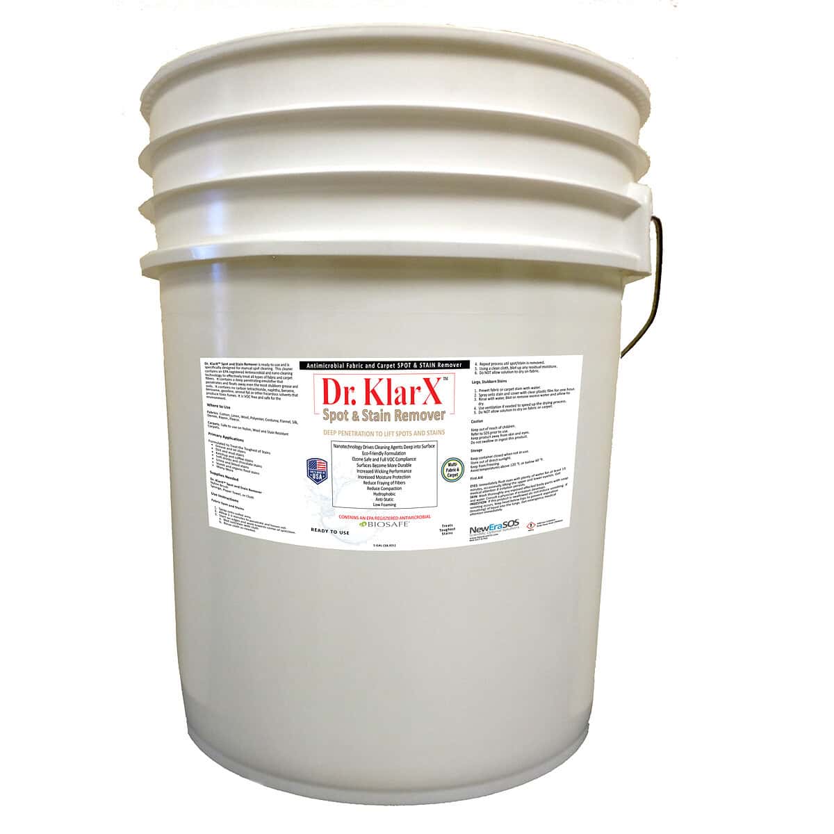 Dr KlarX Spot and Stain Remover 5 gallon