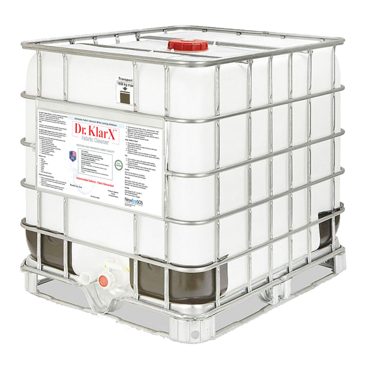 Dr KlarX Fabric Cleaner 275-gallon tote