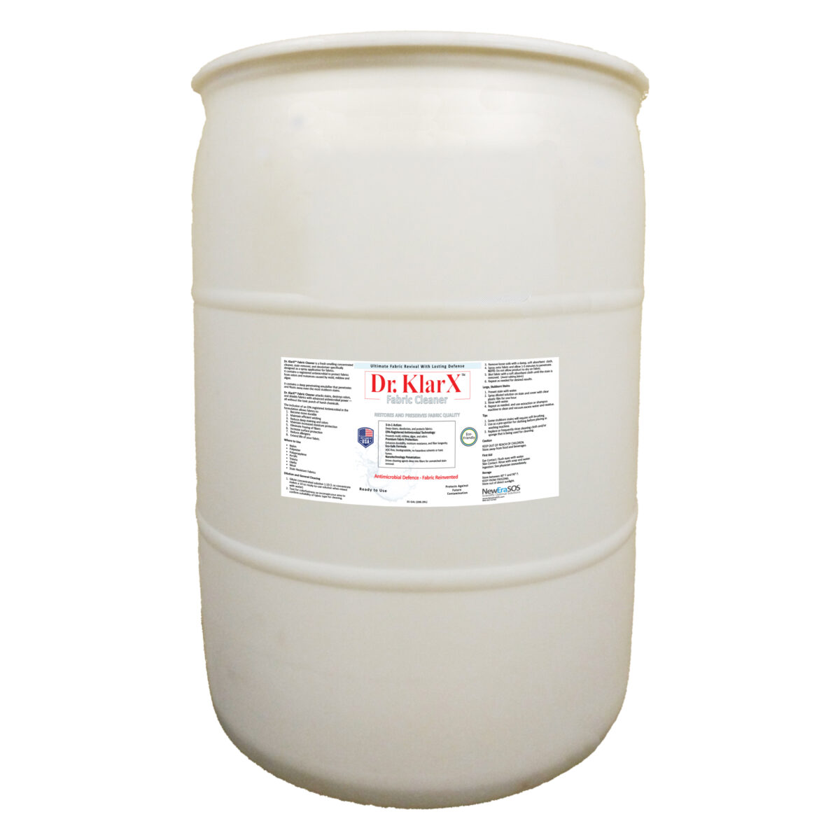 Dr KlarX Fabric Cleaner 55-gallon drum
