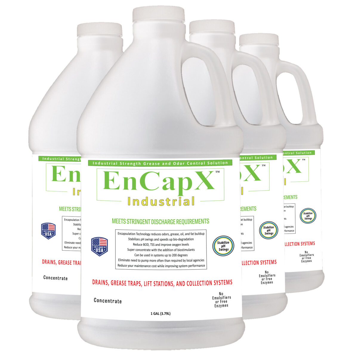 EnCapX Industrial 4/1-gallon