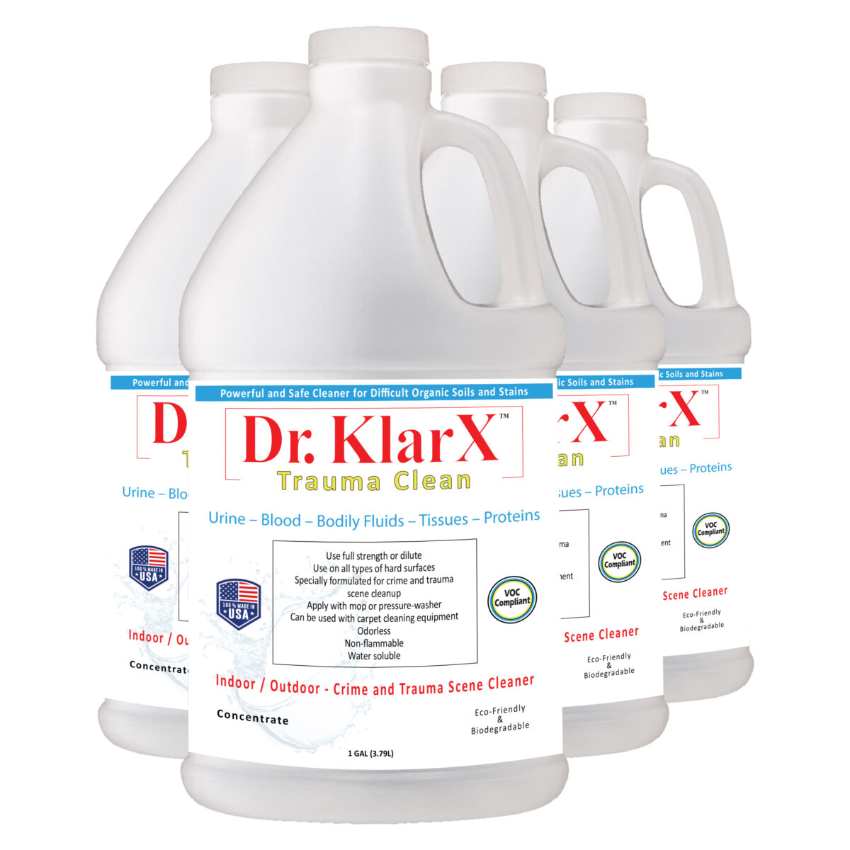 Dr. KlarX Trauma Clean 4/1 gallons