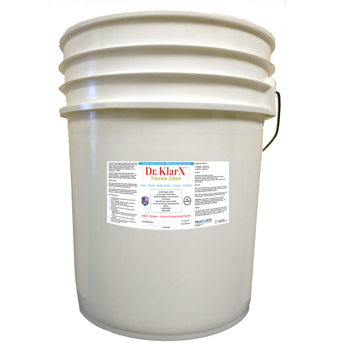 Dr KlarX Trauma Clean 5 gallon