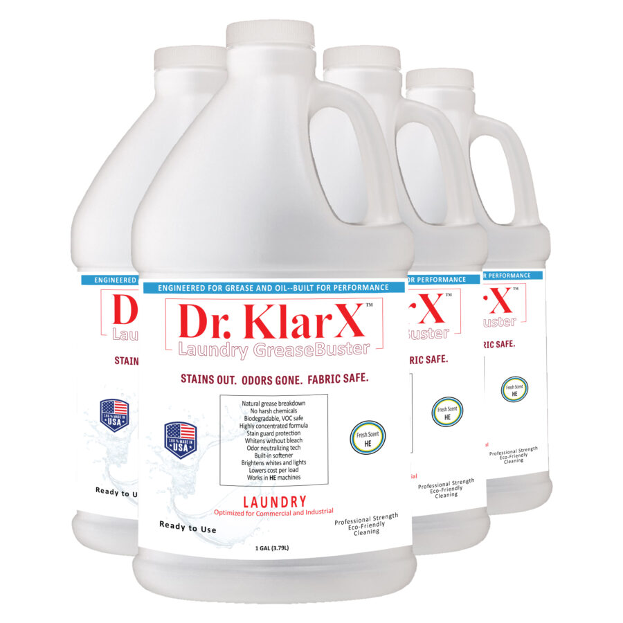 Dr KlarX Laundry GreaseBuster 4-1 gallons